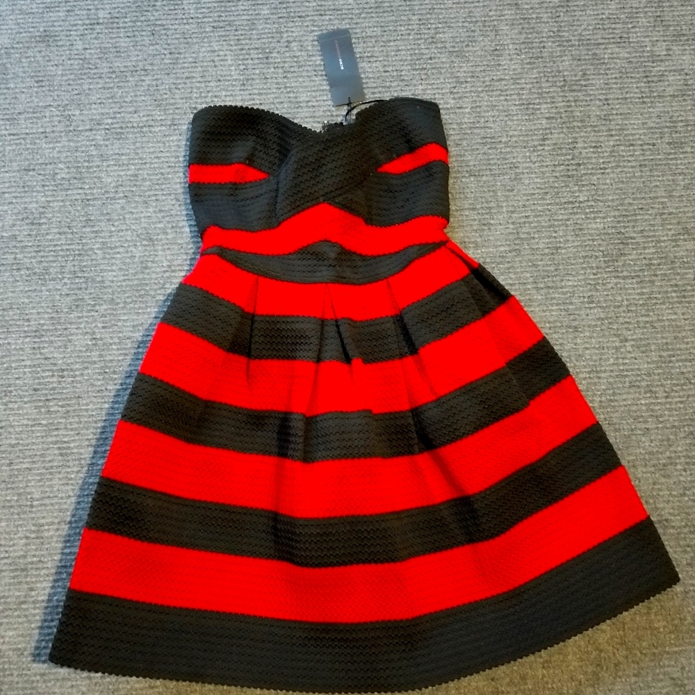 Red top skirt